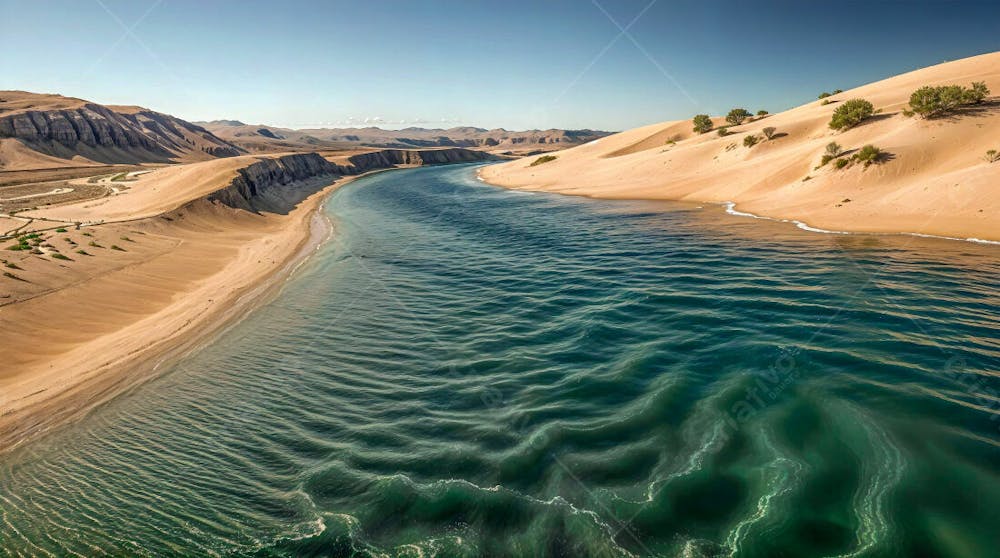 Lagoa Entre Dunas De Areia