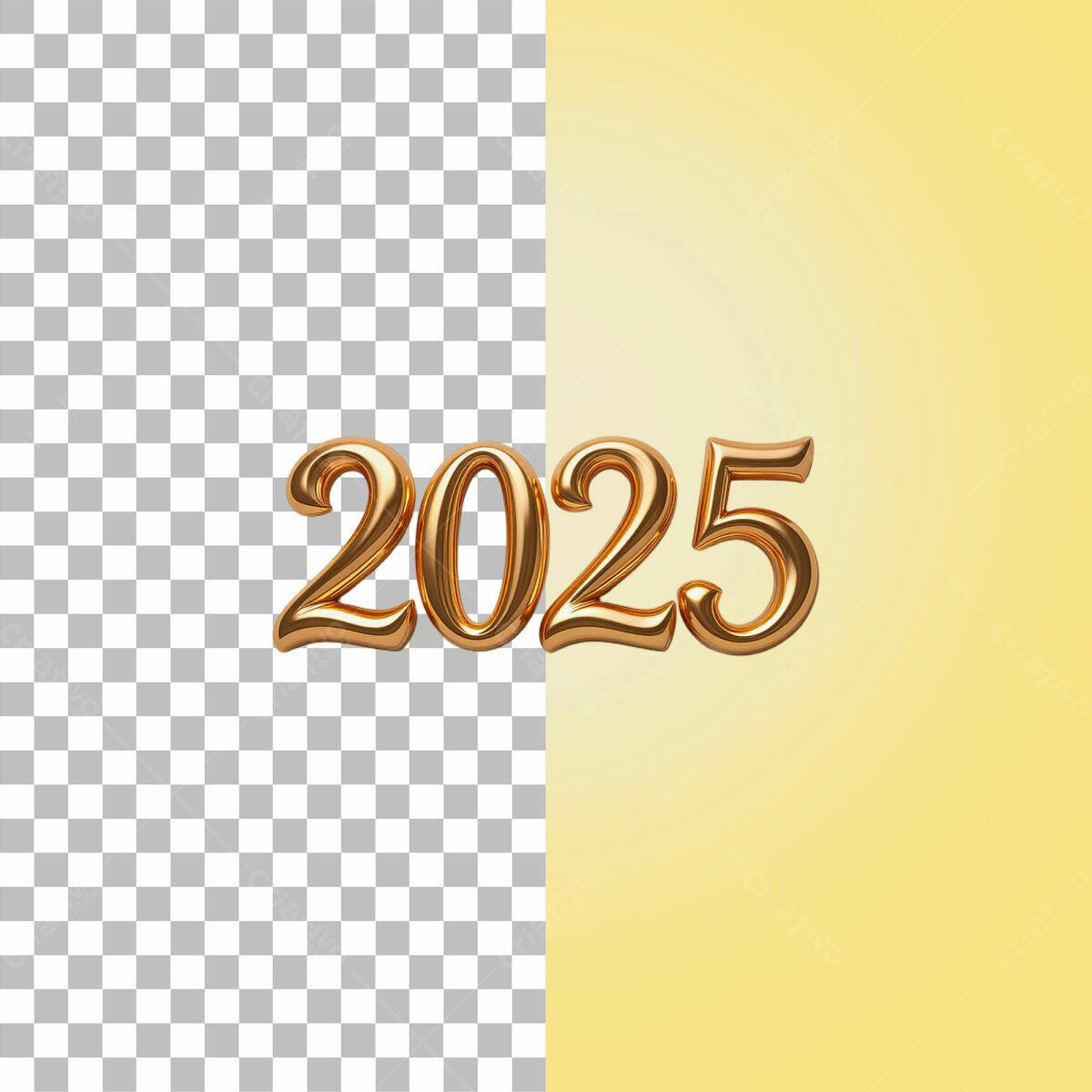 Design Ano Novo 2025 PSD Editável