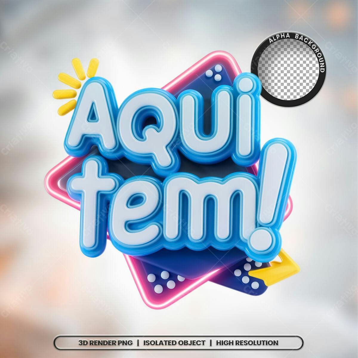 Kit Promocional Aqui Tem! PSD Editável