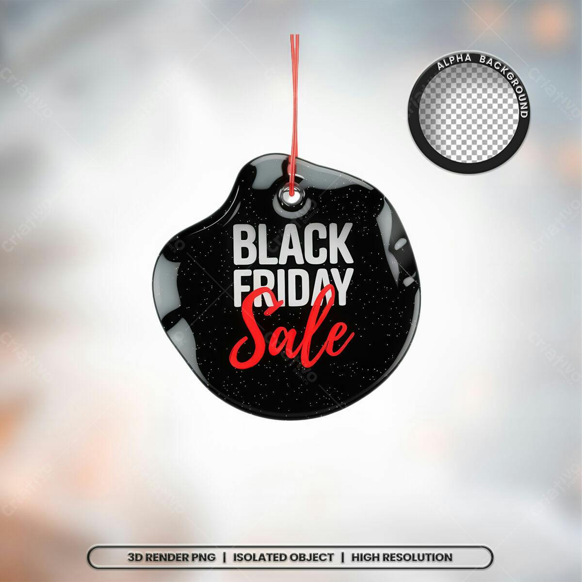 Tag Black Friday PSD Editável
