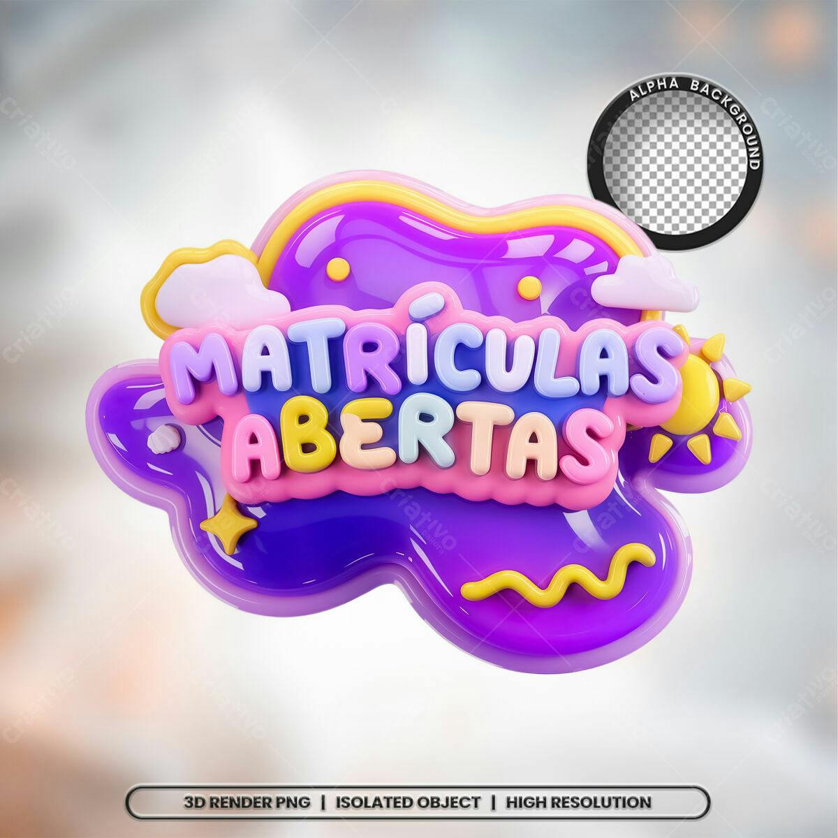 Banner Matrículas Abertas PSD Editável