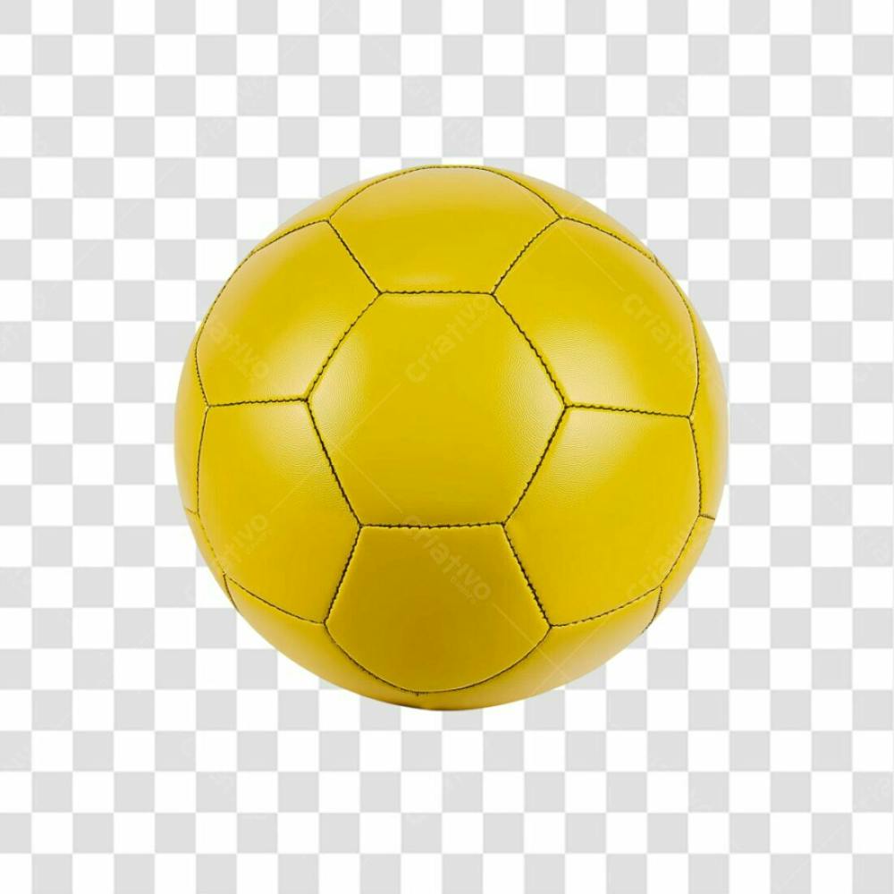 Bola Amarela De Futebol Png Transparente