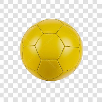 Bola Amarela De Futebol Png Transparente