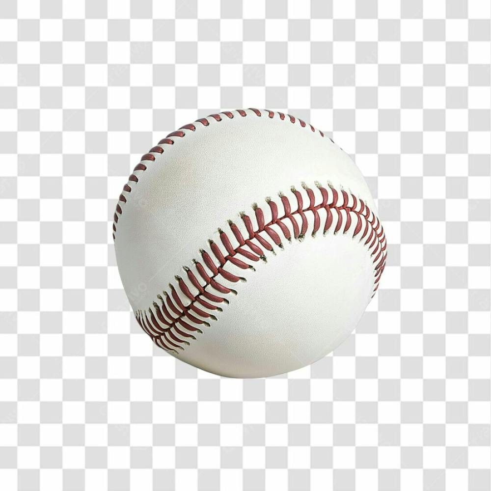 Bola De Beiseball Branca E Vermelha Png Transparente