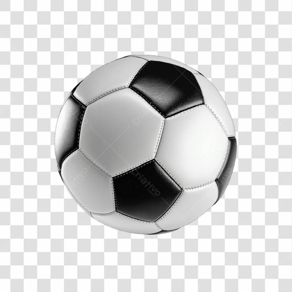 Bola De Futebol Preta E Branca Png Transparente