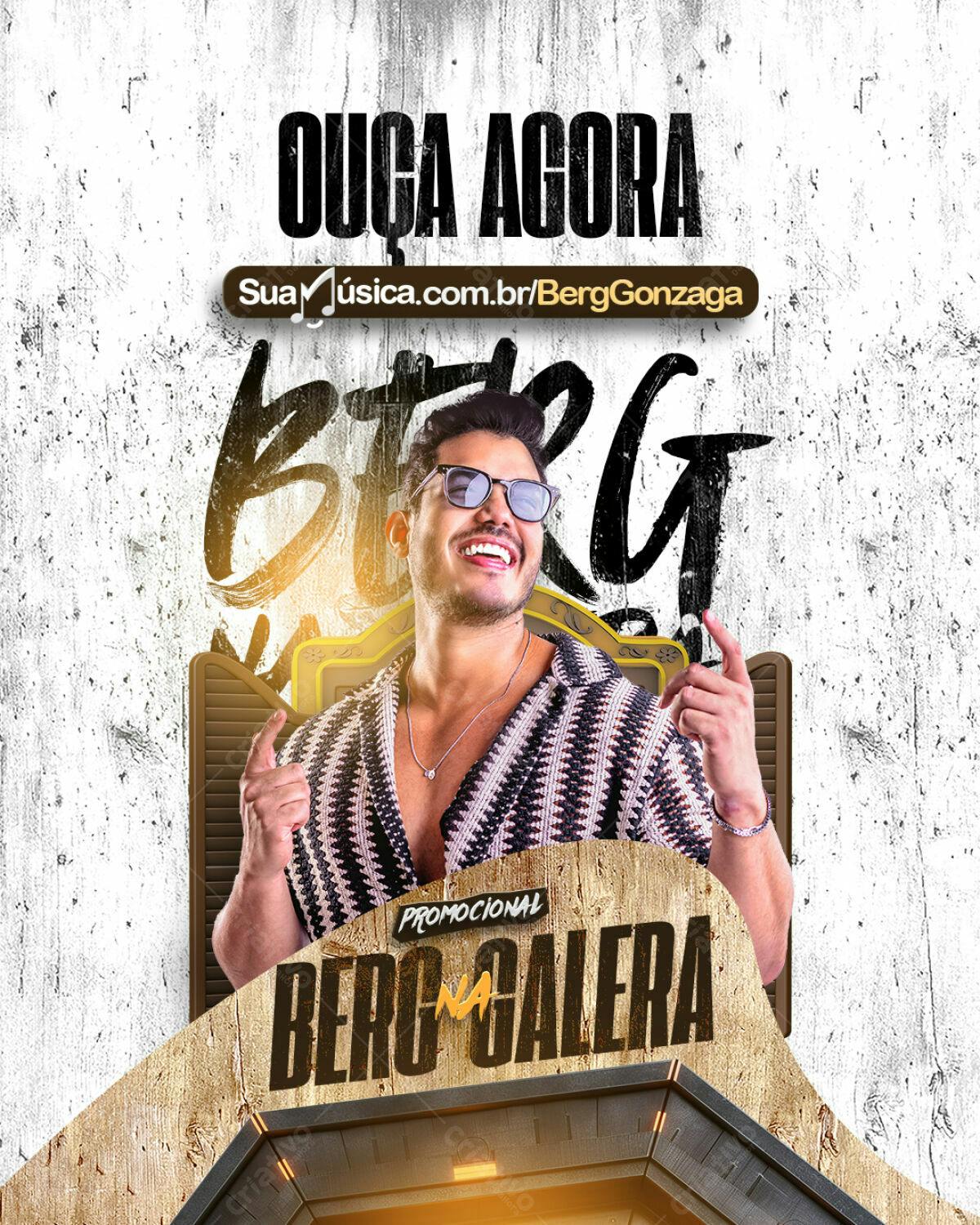 Flyer Promocional Berg na Galera PSD Editável
