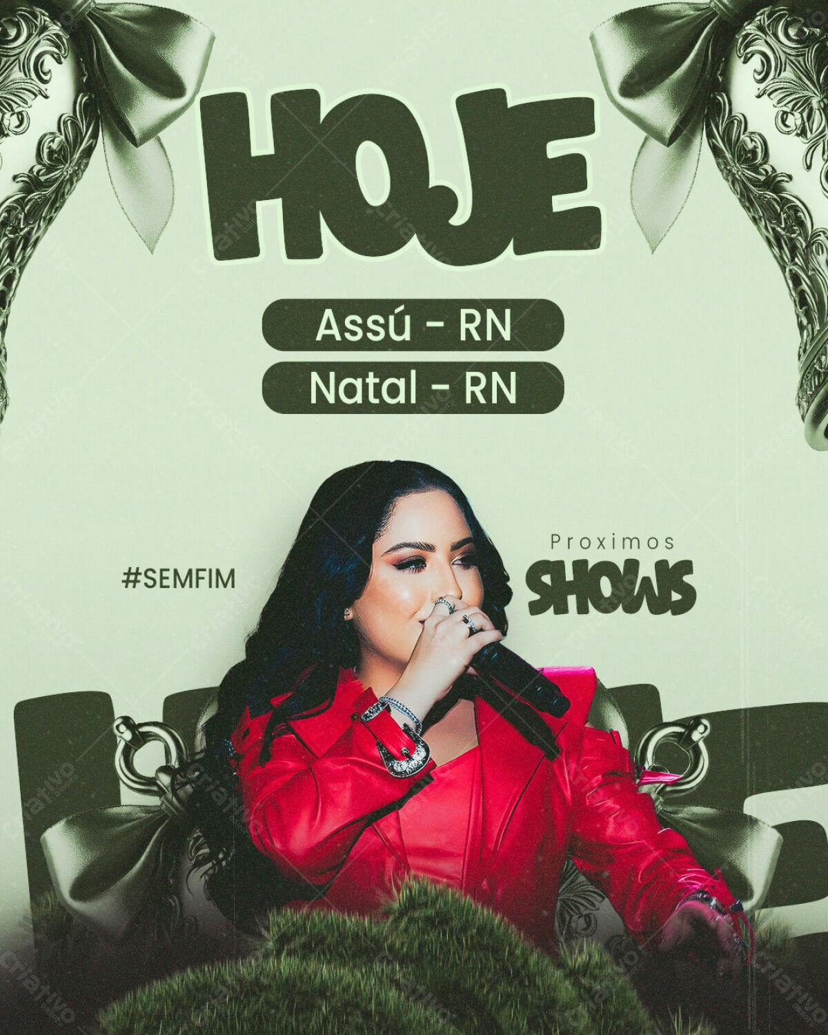 Flyer Show Musical PSD Editável