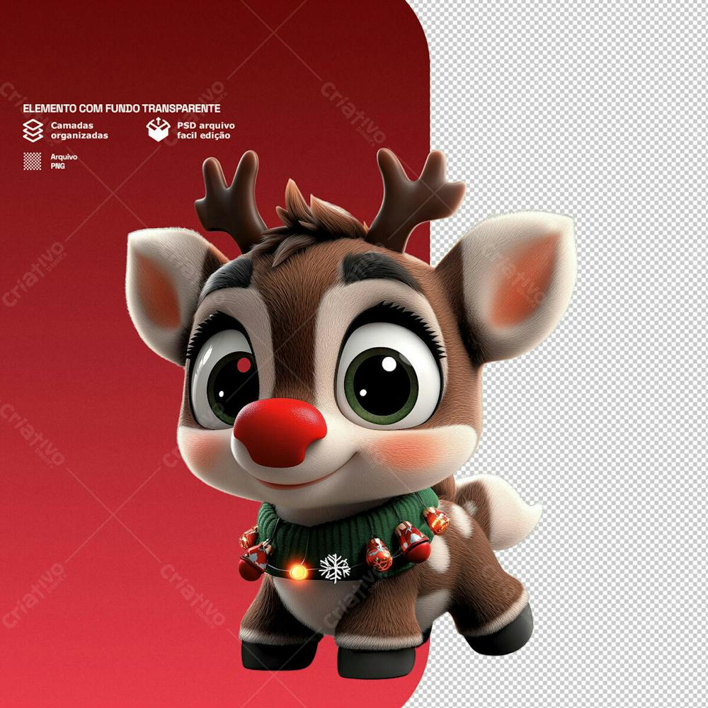 Personagem 3D De Um Papai Noel Para Composição De Natal Png Transparente 6