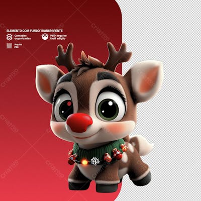 Personagem 3D De Um Papai Noel Para Composição De Natal Png Transparente 6