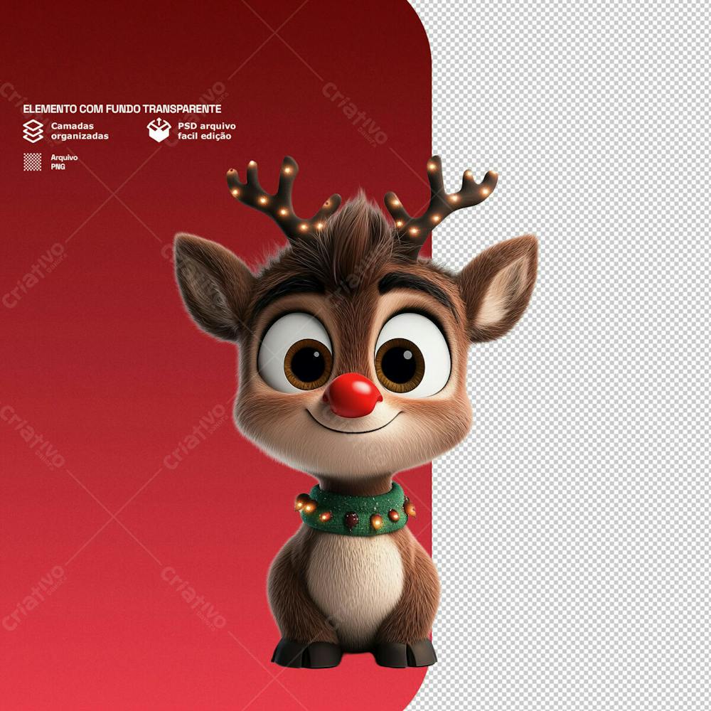 Personagem 3D De Um Papai Noel Para Composição De Natal Png Transparente 8
