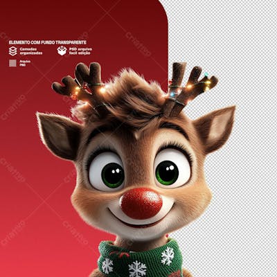 Personagem 3D De Um Papai Noel Para Composição De Natal Png Transparente 9