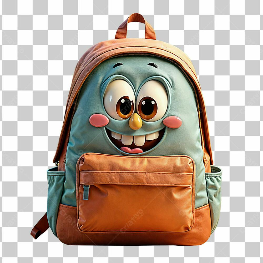 Mochila 3D Estilo Pixar Volta As Aulas