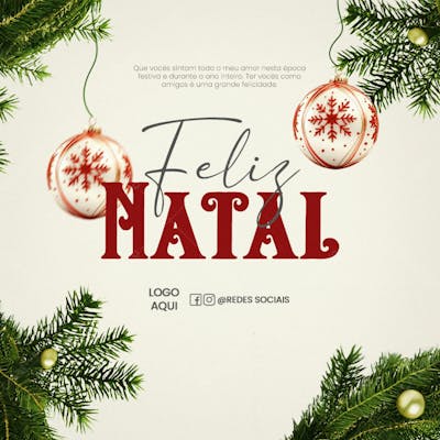 Coleção Social Midia Natal Feed 5