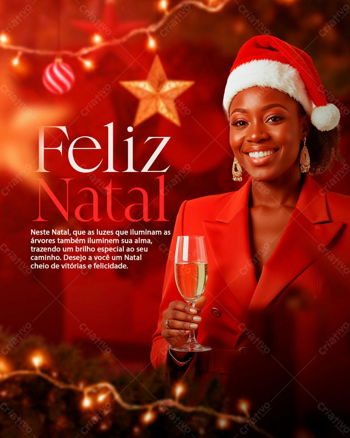 Postagem Feliz Natal PSD Editável