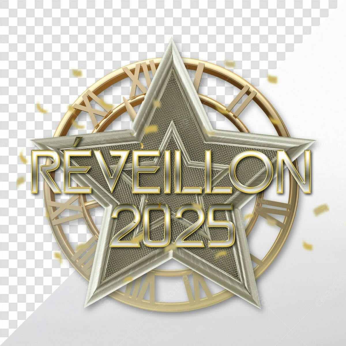 Flyer Réveillon 2025 PSD Editável