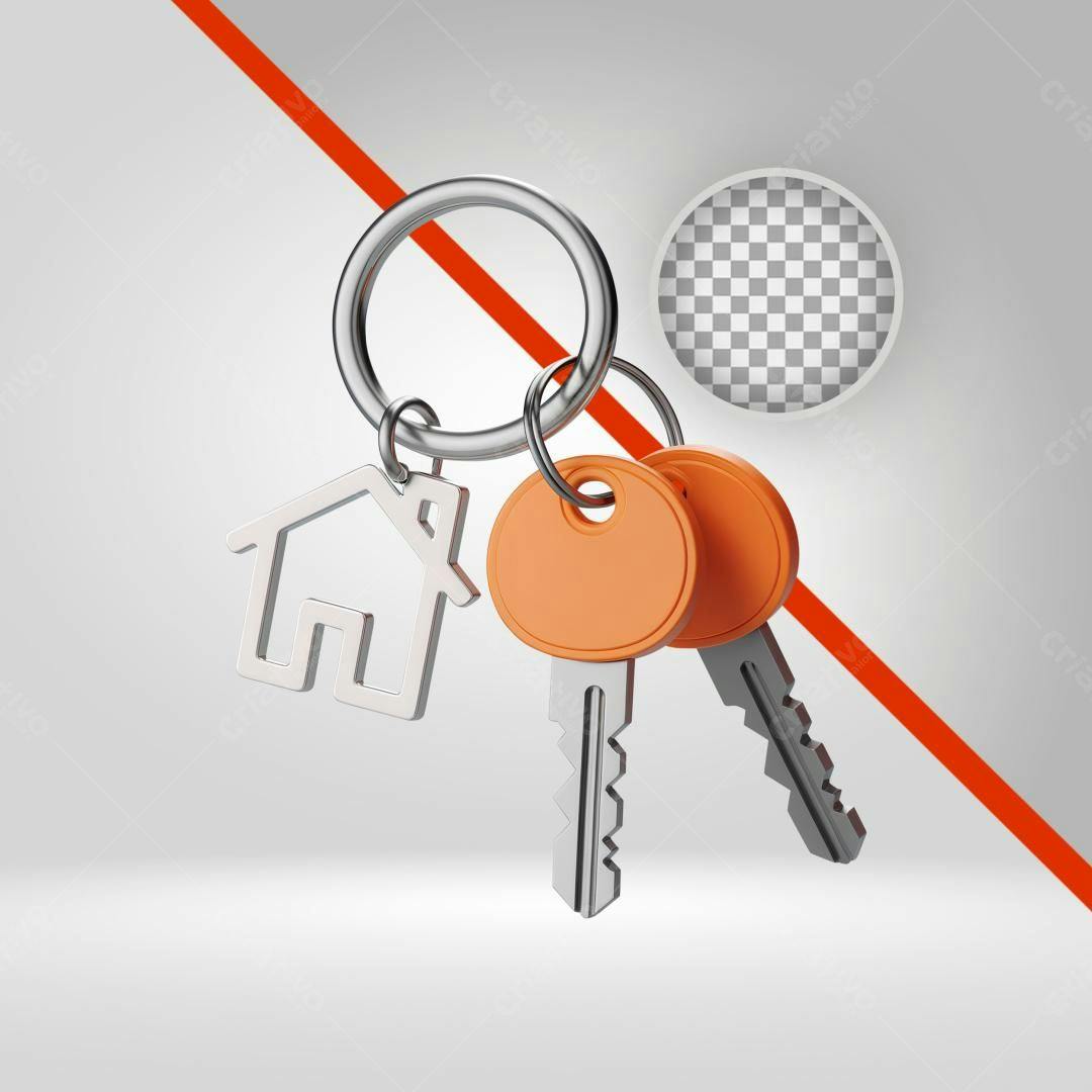 Icone Chave Casa PNG com fundo transparente