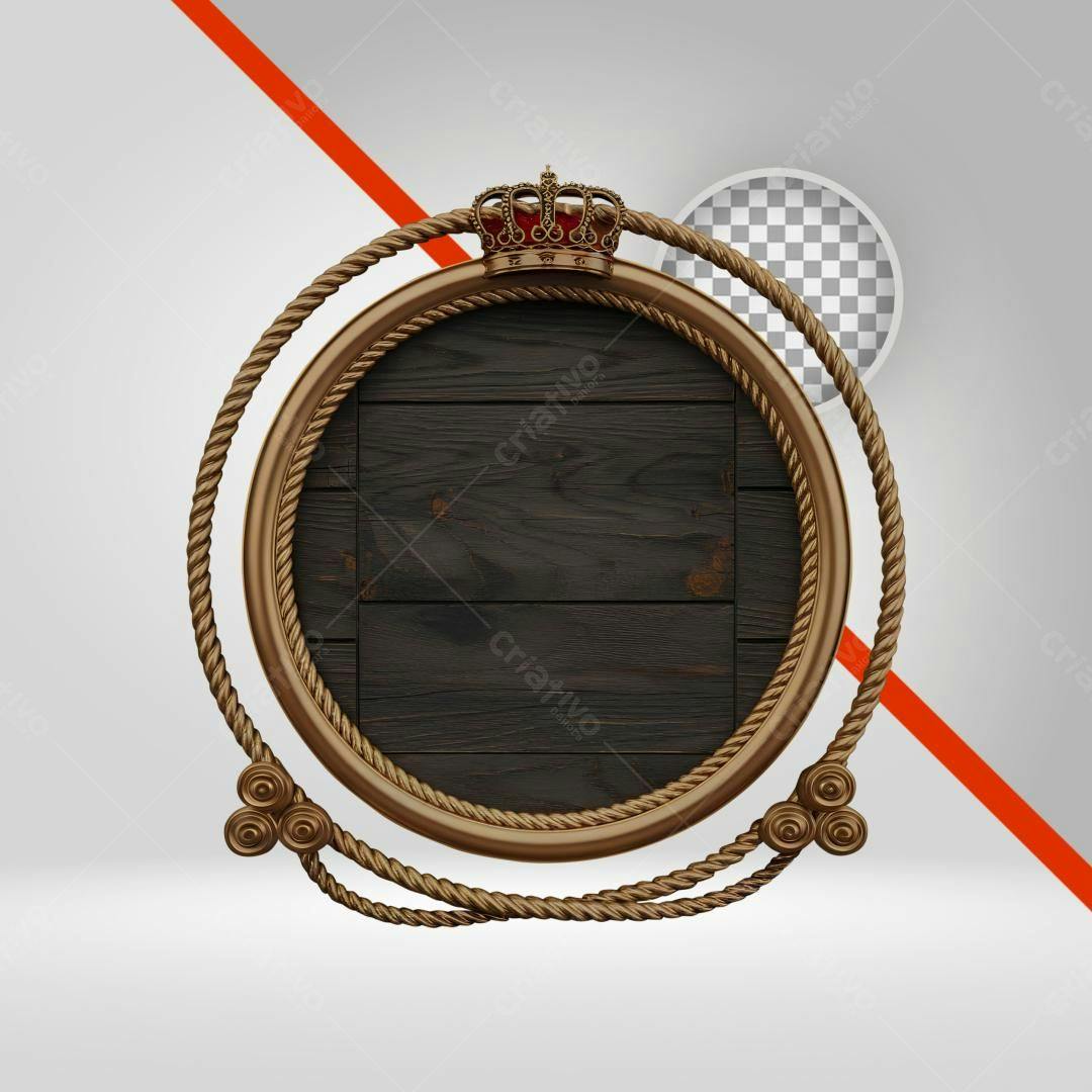 Moldura PNG com fundo transparente para logotipos