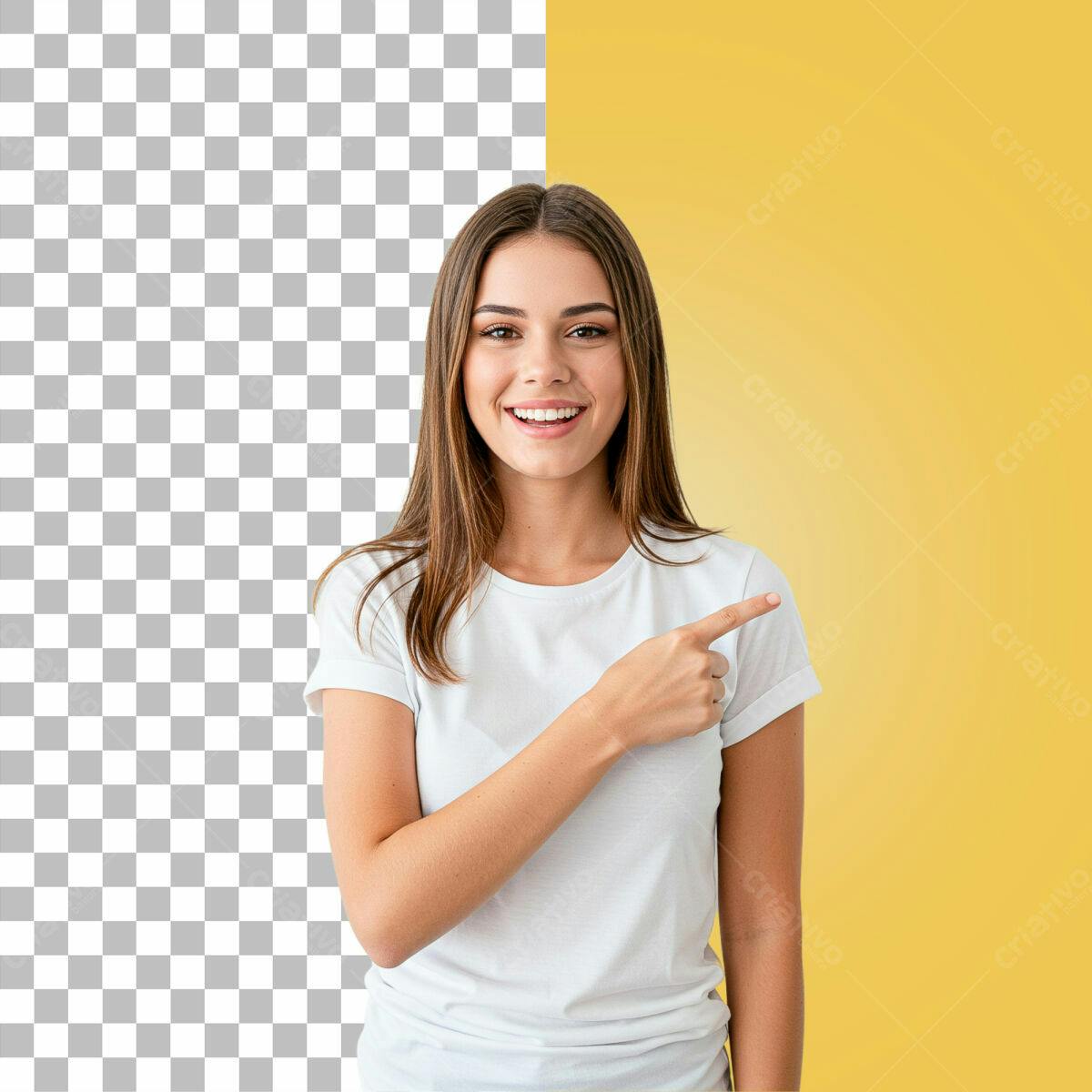 Mockup Camiseta Branca PSD Editável