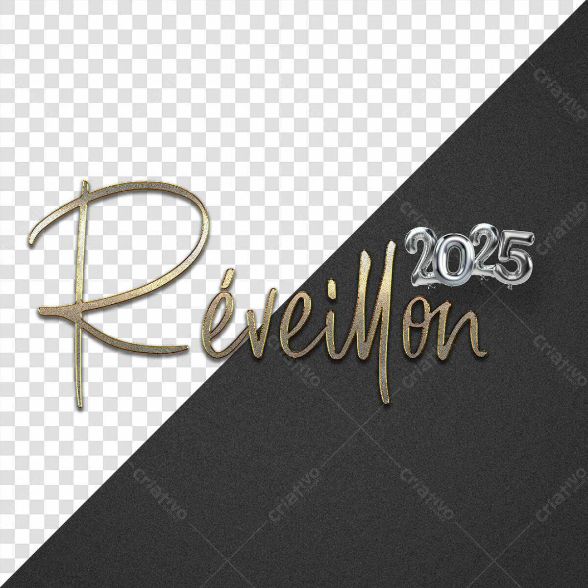 Flyer Réveillon 2025 PSD Editável