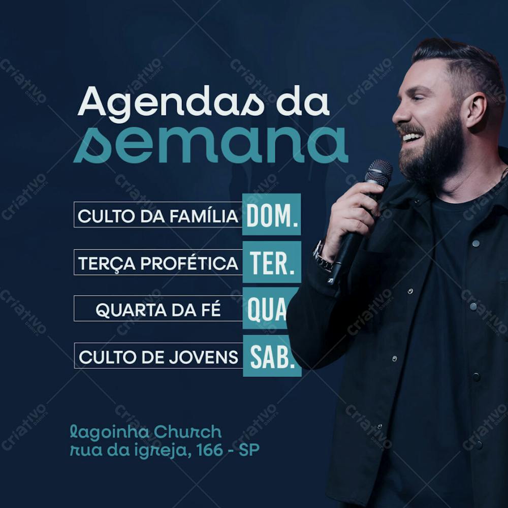 Agendas Da Semana Lagoinha Church