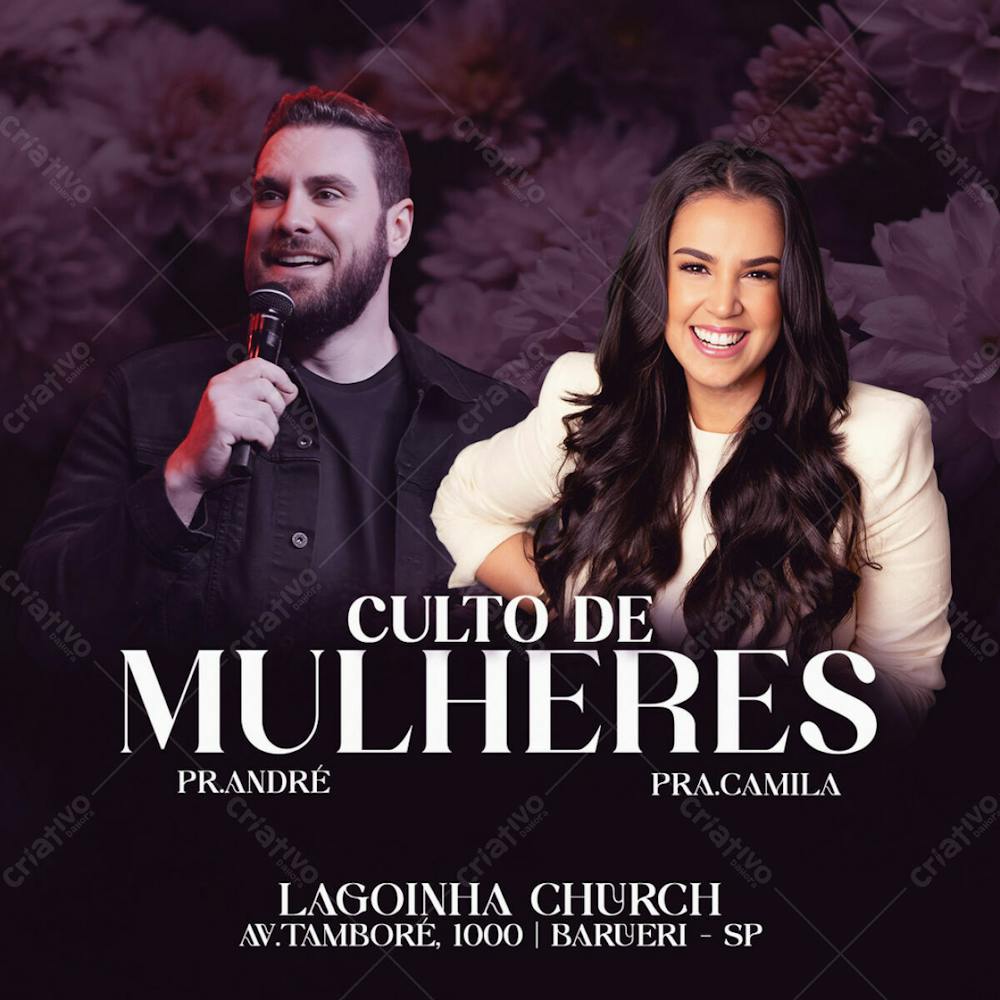 Culto De Mulheres Pastor Andre Fernandes E Pastora Camila Barros