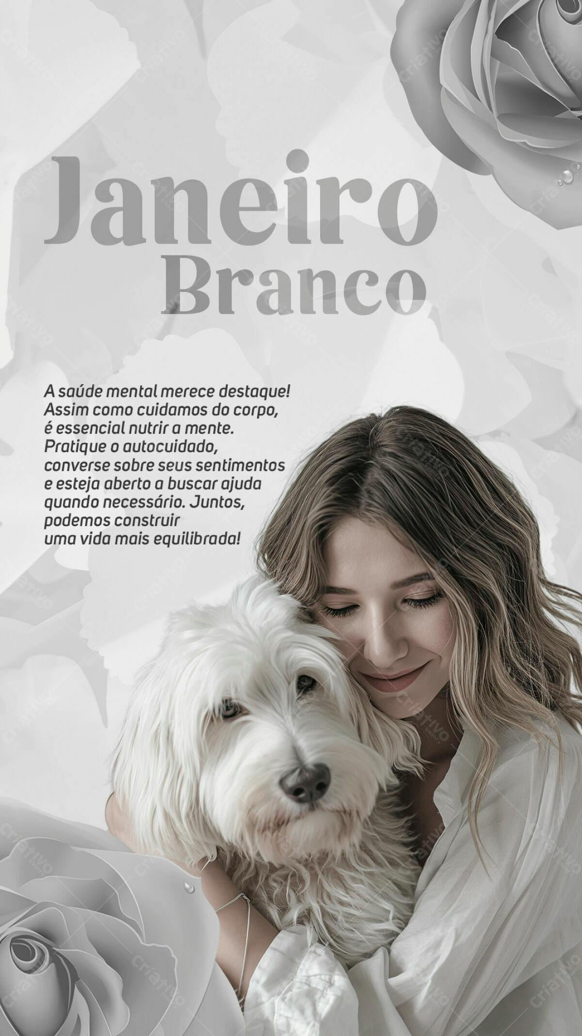 Post Janeiro Branco PSD Editável