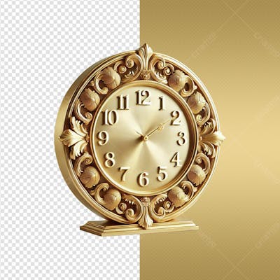 04 Réveillon 2025 Elementos Para Composicão Relógio 04
