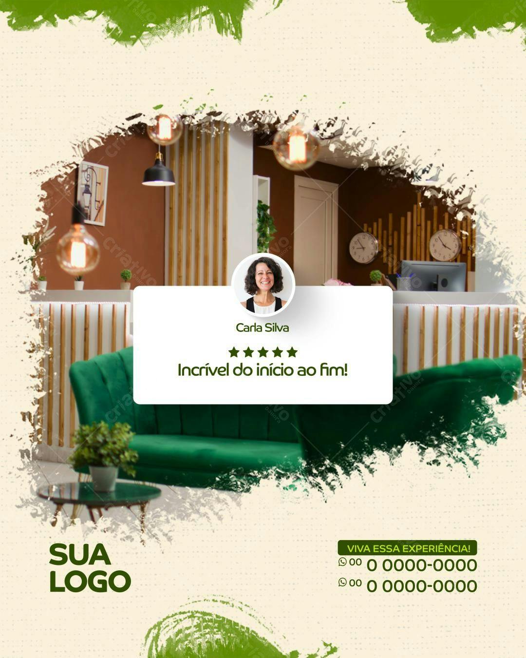 Postagem Instagram para Empresa de Design de Interiores PSD Editável