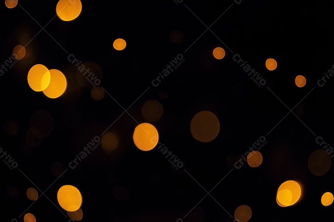 Textura Luzes Bokeh Douradas para Fundo