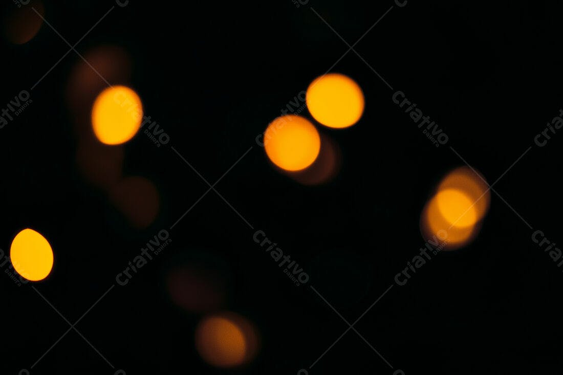 Textura Luzes Bokeh Amarelas para Fundo