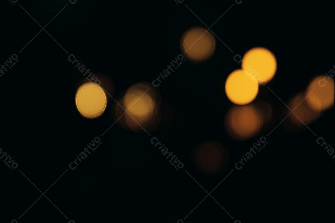 Textura Luzes Bokeh Douradas para Fundo