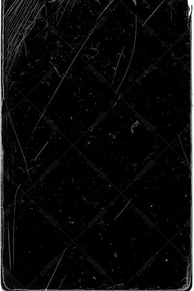 Textura Papel Overlay Sobre Fundo Preto