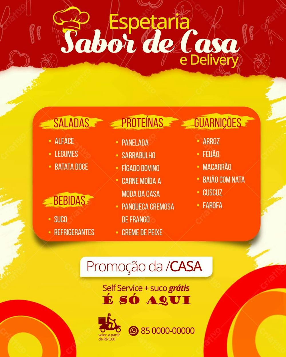 Cardápio Sabor Para Restaurante