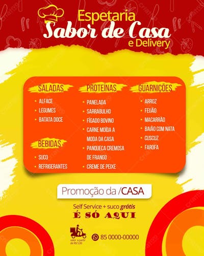 Cardápio Sabor Para Restaurante