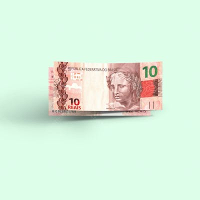 Dinheiro Notas De 10 Reias