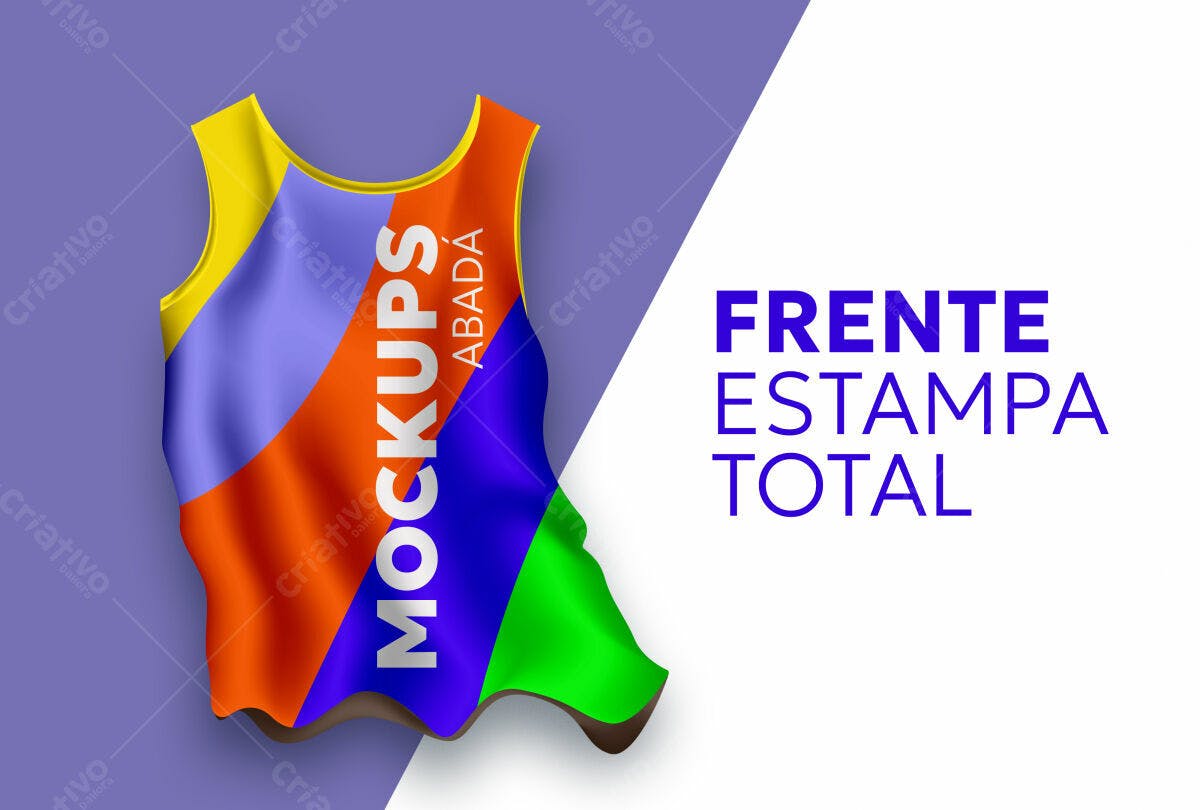 Modelo de Regata para Abadá PSD Editável