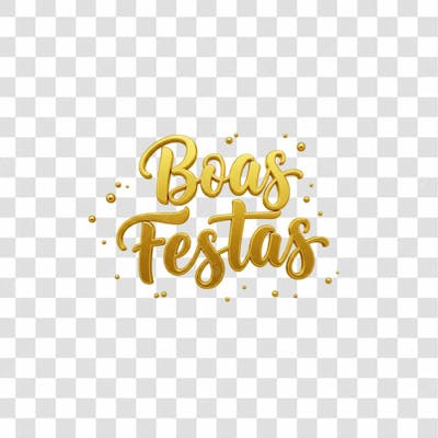 Boas Festas Png Transparente