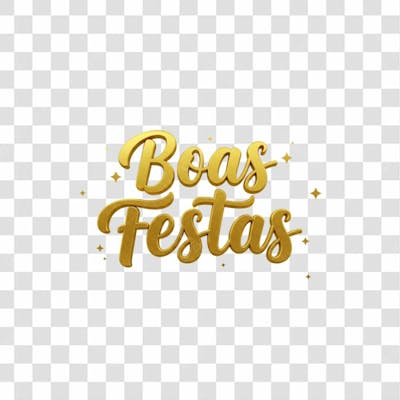 Boas Festas Png Transparente