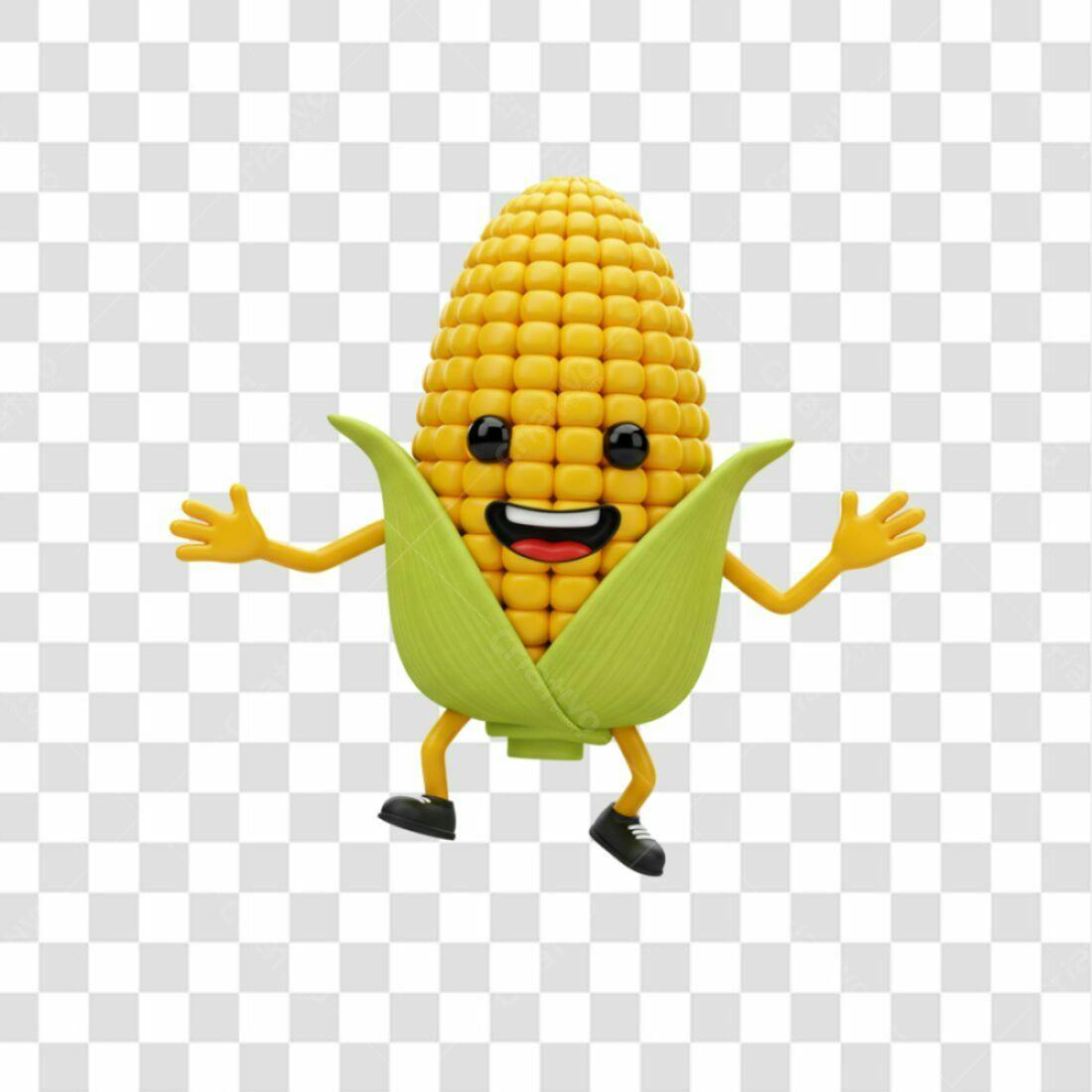 Icone Milho Amarelo PNG com fundo transparente