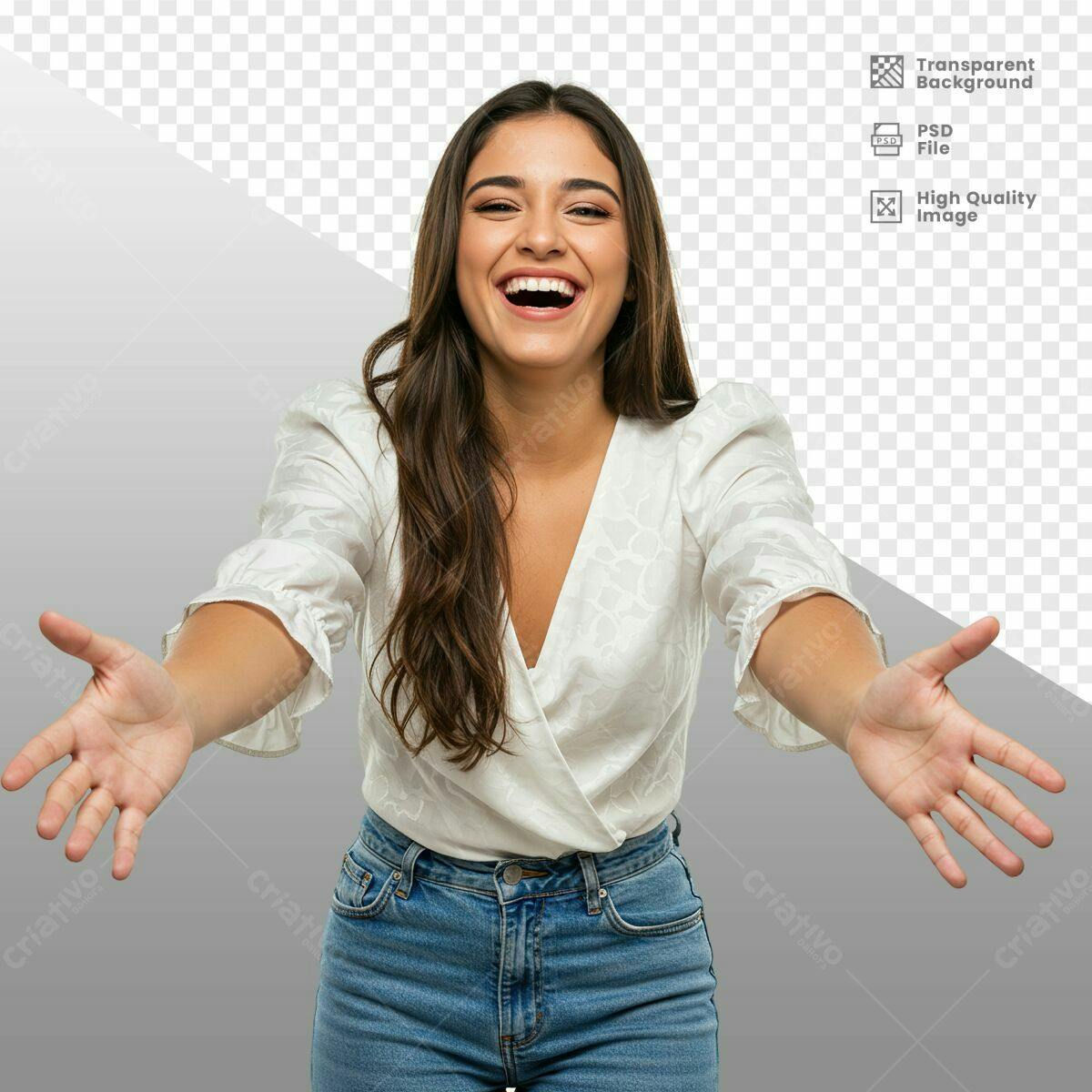Imagem Pessoa Abraçando PSD Editável