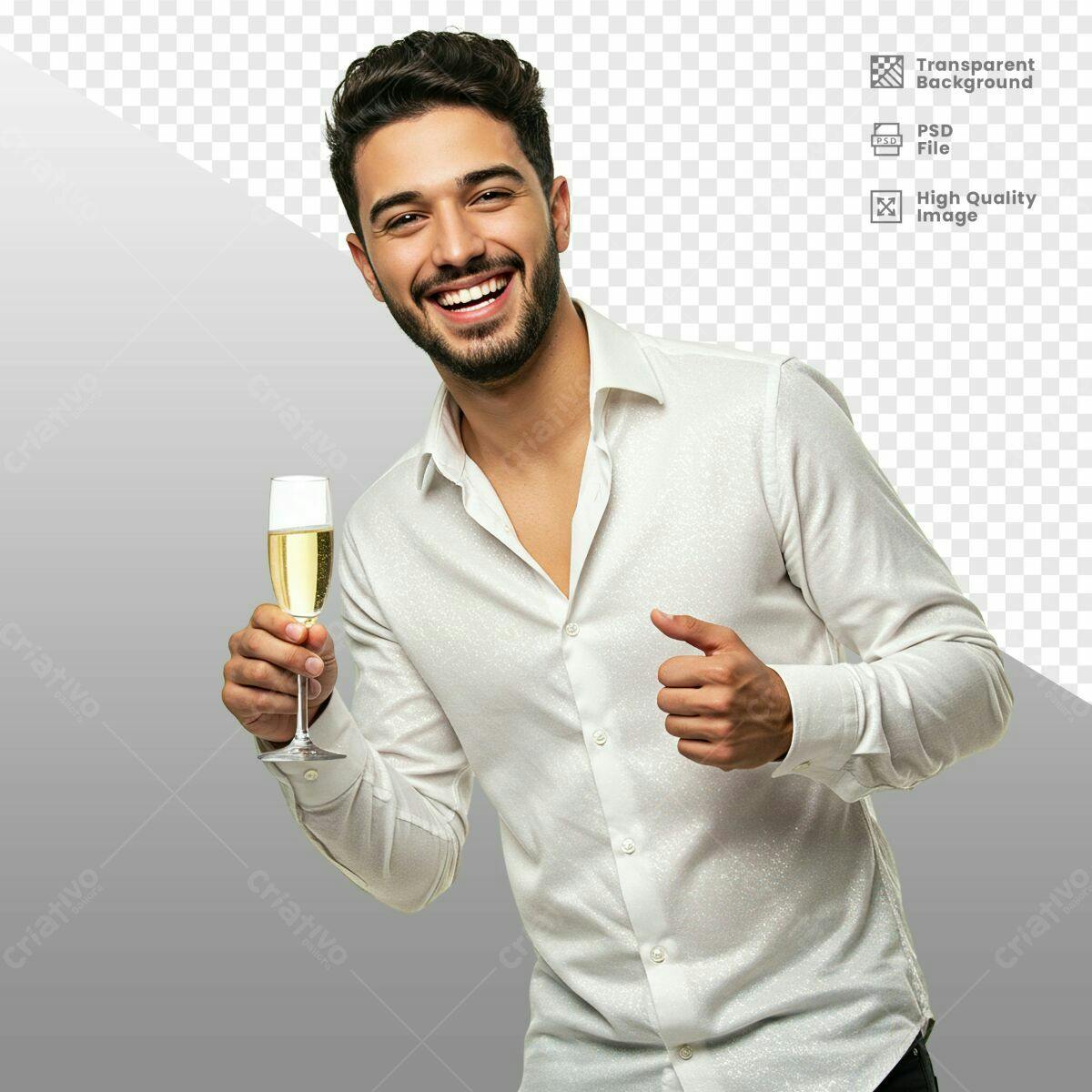 Imagem PSD para Celebração de Ano Novo