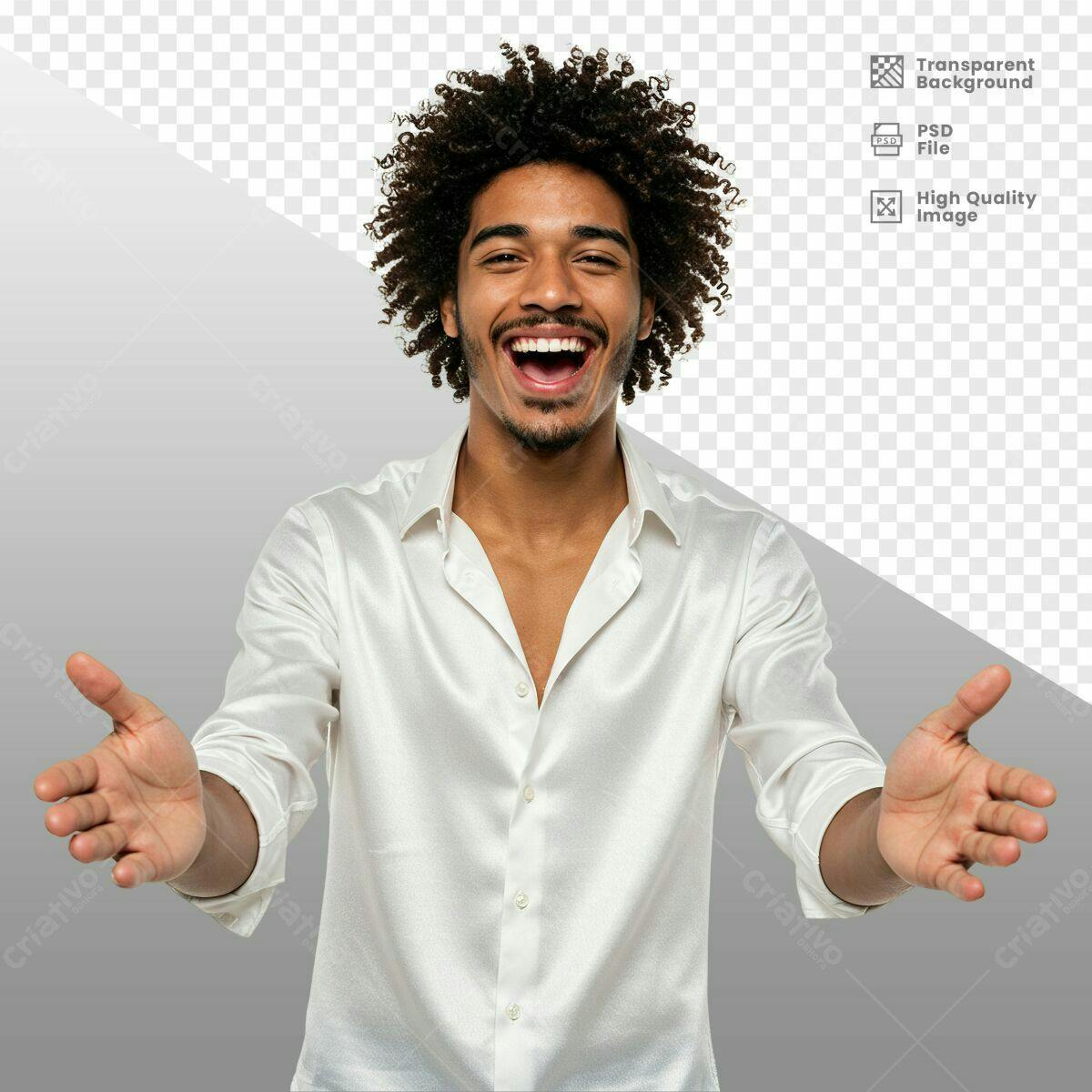 Imagem de Homem Sorrindo PSD Editável