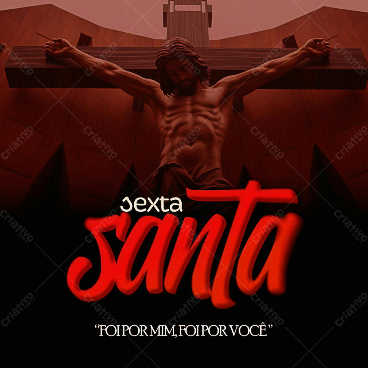 Imagem para Sexta Santa PSD Editável
