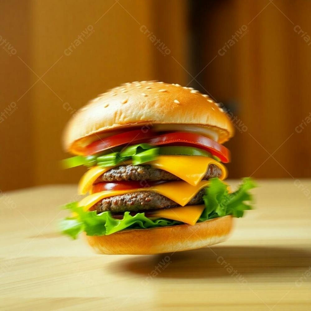 Imagem Gratis De Hamburguer Artesanal Realista Free Hamburgueria Burguer