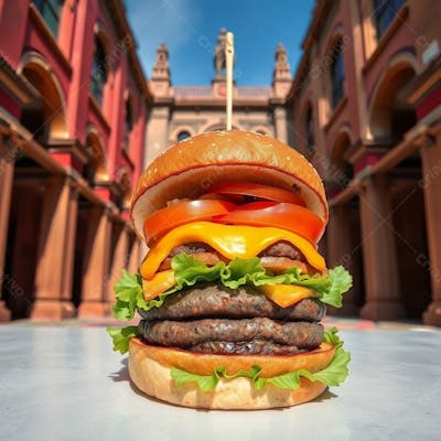 Imagem Gratis De Hamburguer Artesanal Realista Free Hamburgueria Burguer