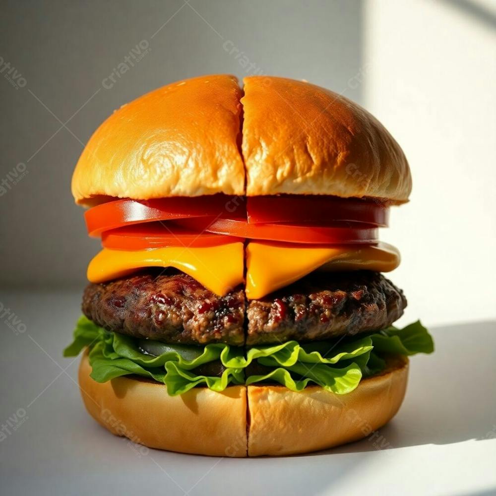 Imagem Gratis De Hamburguer Artesanal Realista Free Hamburgueria Burguer