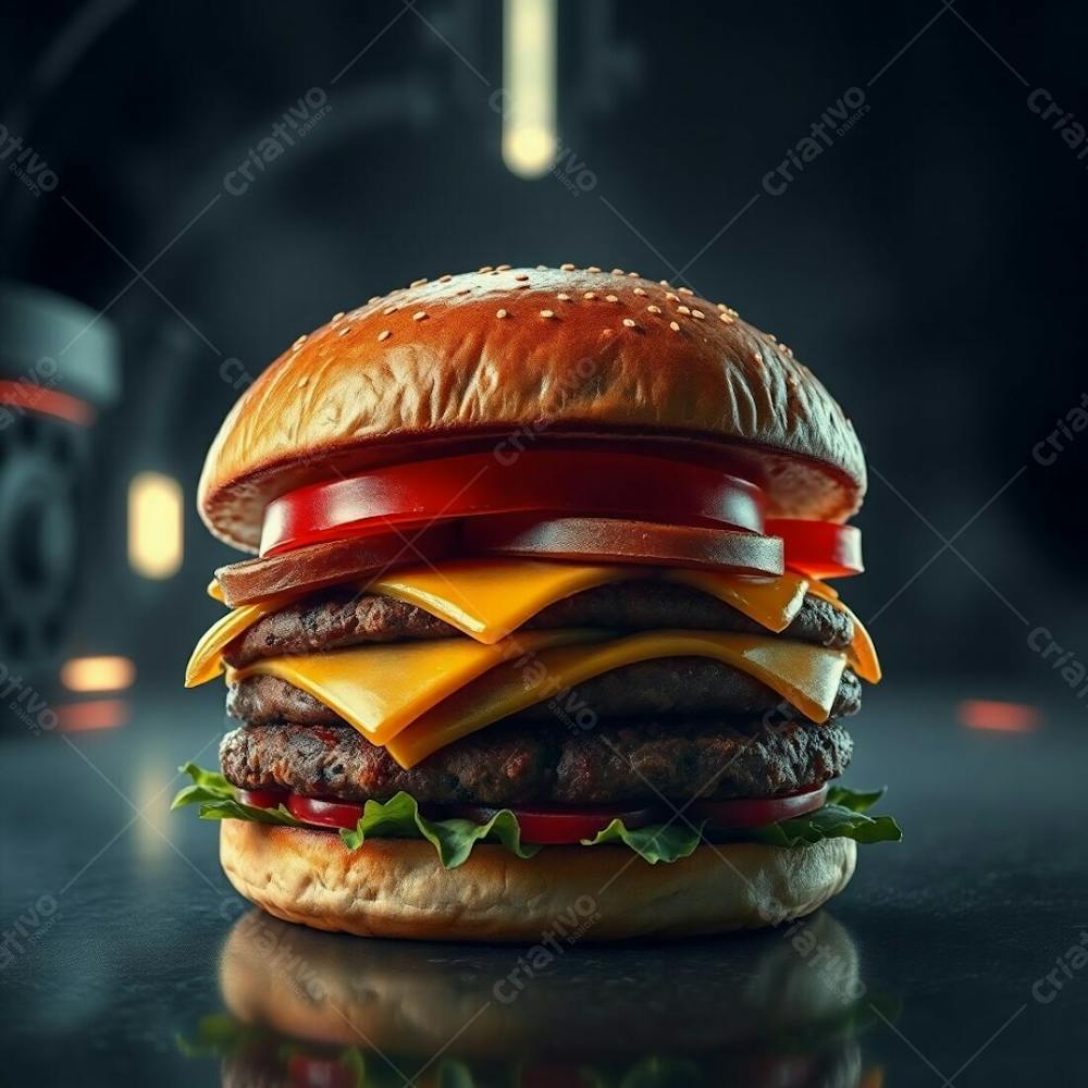 Imagem Gratis De Hamburguer Artesanal Realista Free Hamburgueria Burguer