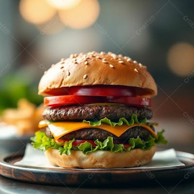 Imagem Gratis De Hamburguer Artesanal Realista Free Hamburgueria Burguer
