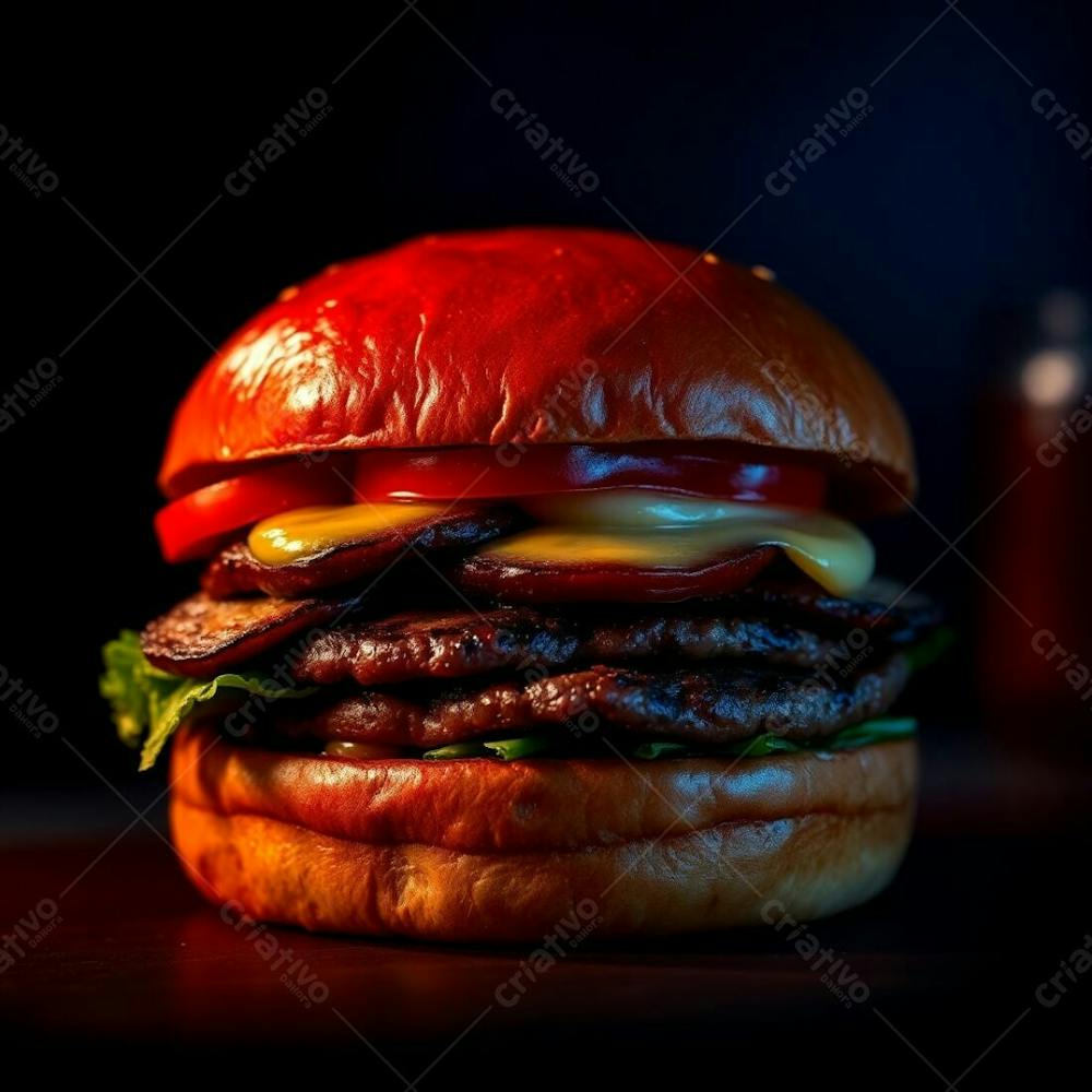 Imagem Gratis De Hamburguer Artesanal Realista Free Hamburgueria Burguer