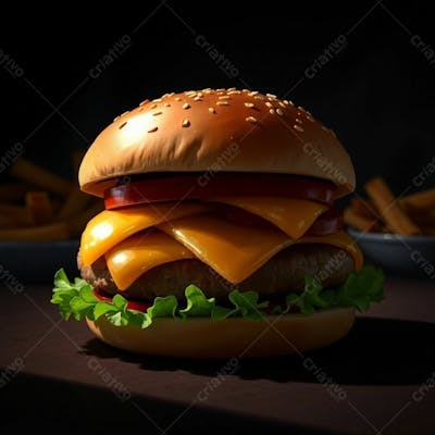 Imagem Gratis De Hamburguer Artesanal Realista Free Hamburgueria Burguer